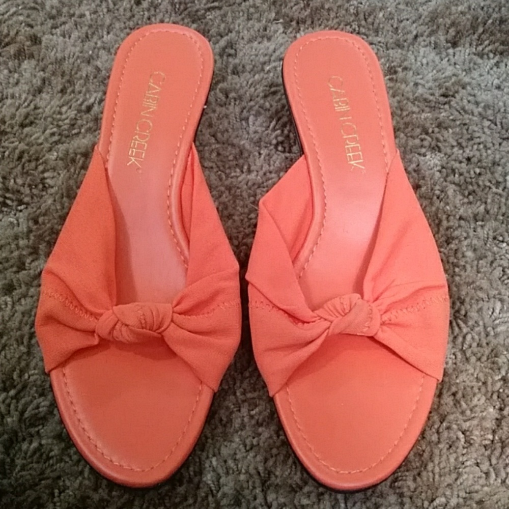 SALE ⛄🔴Cabin Creek Orange Heels